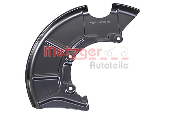 Splash Panel, brake disc - 6115500 METZGER
